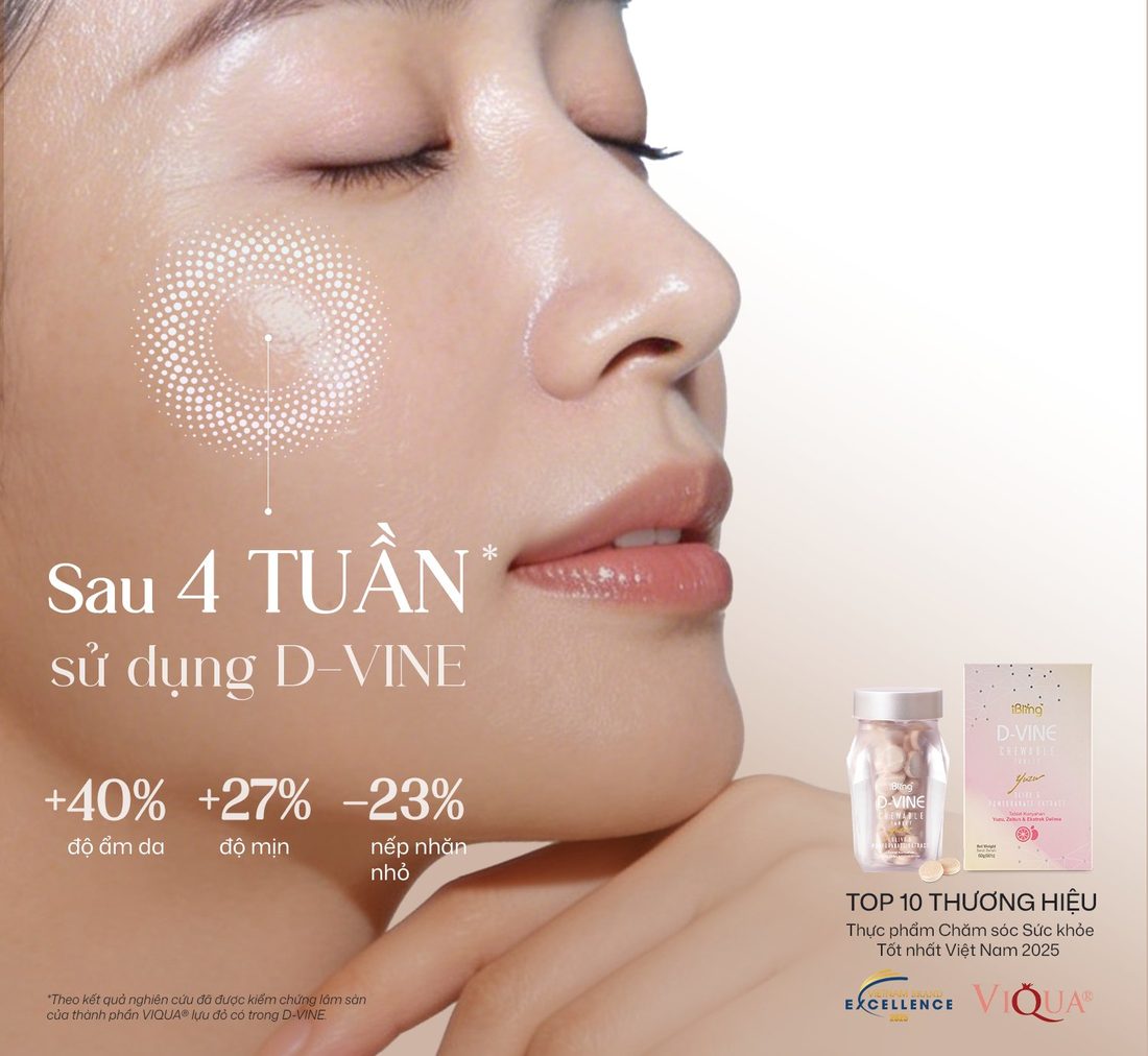 D-VINE Collagen - Sau 4 tuần sử dụng